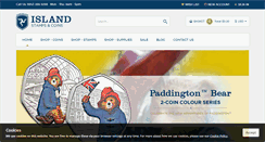 Desktop Screenshot of islandstampsandcoins.co.uk